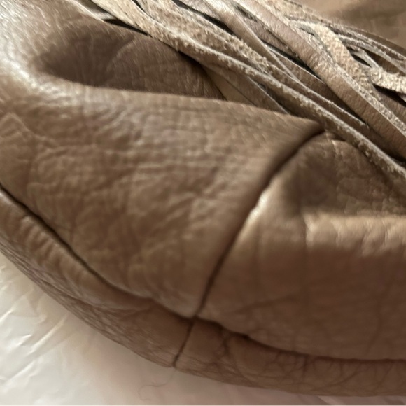 Gianni Chiarini Tan Leather Large Slouchy Bag Shoulder Crossbody Satchel - Picture 6 of 11